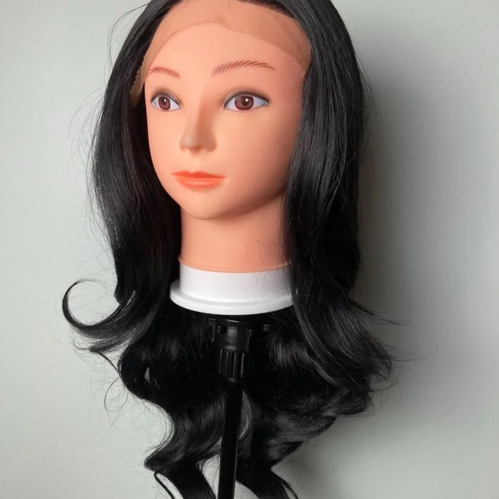 Black Wavy Lace Front Wig